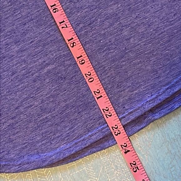 SO relaxed XL Periwinkle dolman sleeve soft and lightweight rounded hem top - Picture 6 of 9